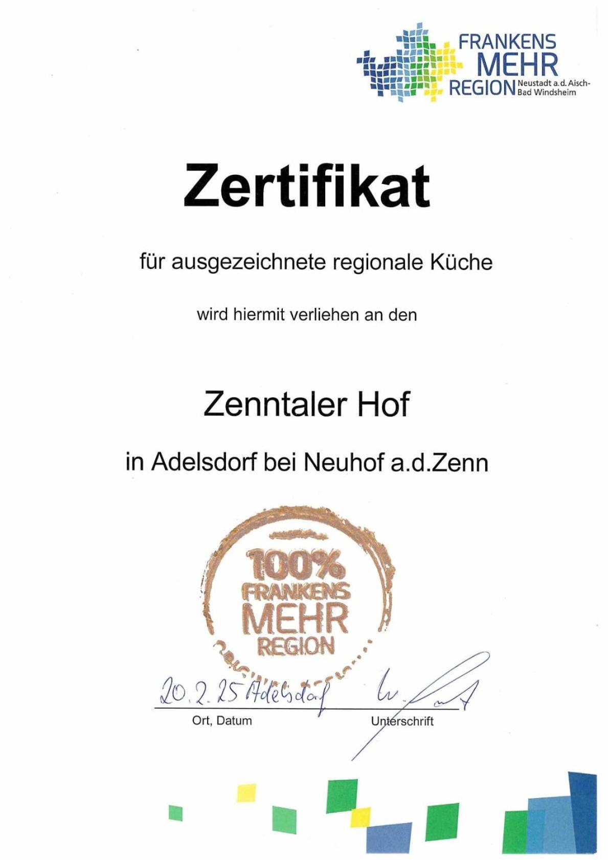 Zenntaler Hof Hotel Neuhof an der Zenn Eksteriør billede